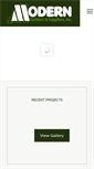 Mobile Screenshot of modernbuildersandsuppliers.com